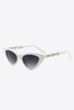 Chain Detail Cat-Eye Sunglasses-Teresa's Fashionista LLC