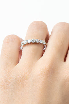 Can't Stop Your Shine Moissanite Platinum-Plated Ring-Teresa's Fashionista LLC