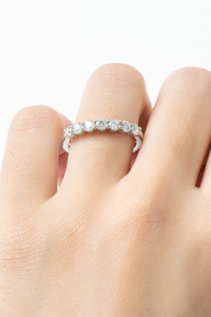 Can't Stop Your Shine Moissanite Platinum-Plated Ring-Teresa's Fashionista LLC