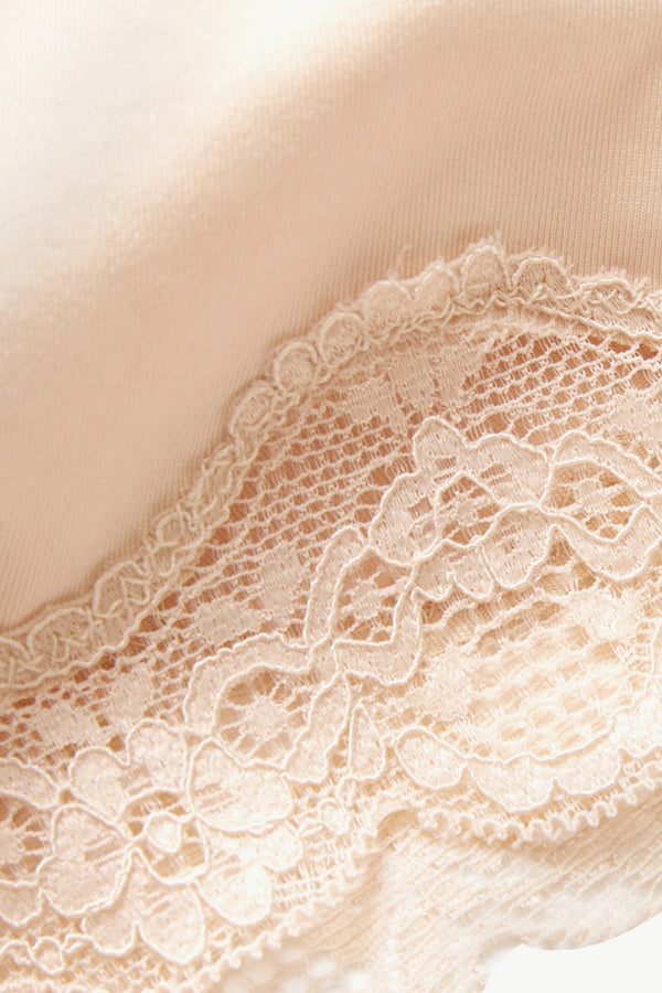 Full Size Lace Trim Shaping Shorts-Teresa's Fashionista LLC