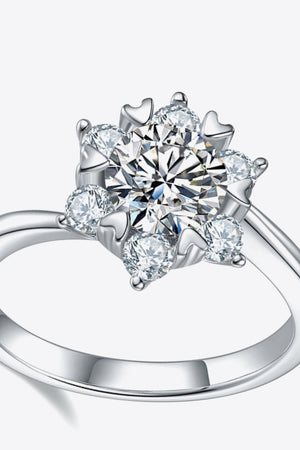 1 Carat Moissanite Zircon Ring-Teresa's Fashionista LLC