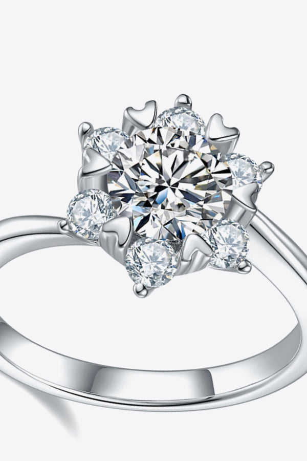 1 Carat Moissanite Zircon Ring-Teresa's Fashionista LLC