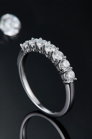Can't Stop Your Shine Moissanite Platinum-Plated Ring-Teresa's Fashionista LLC