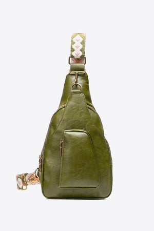 All The Feels PU Leather Sling Bag-Teresa's Fashionista LLC