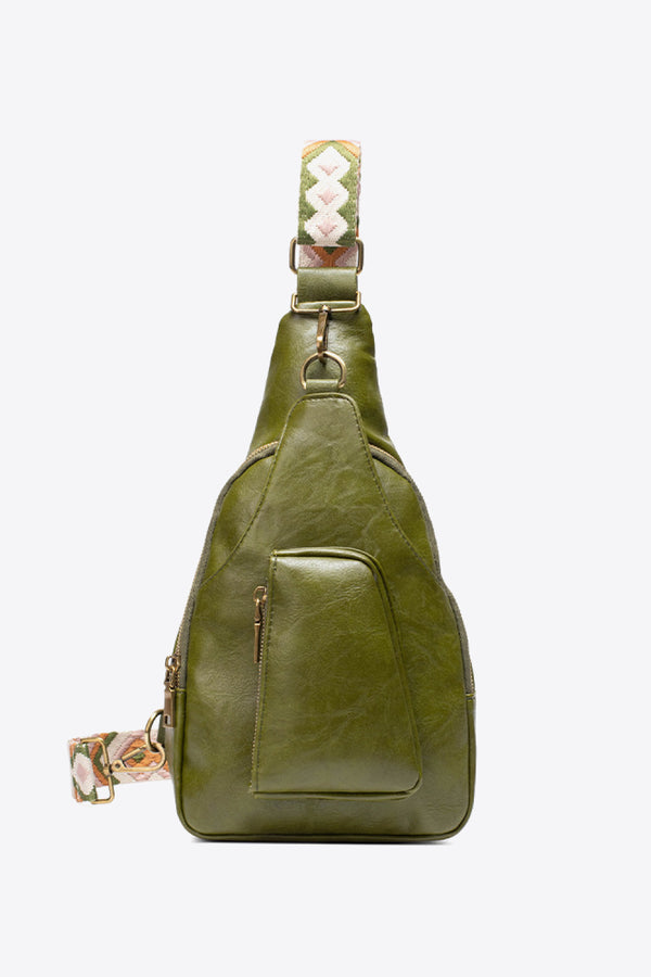 All The Feels PU Leather Sling Bag-Teresa's Fashionista LLC