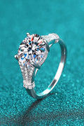 Unpredictable Day 3 Carat Moissanite Ring-Teresa's Fashionista LLC