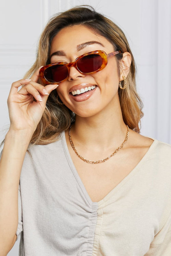 Oval Full Rim Sunglasses-Teresa's Fashionista LLC