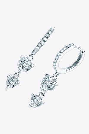 Be The One Moissanite Drop Earrings-Teresa's Fashionista LLC