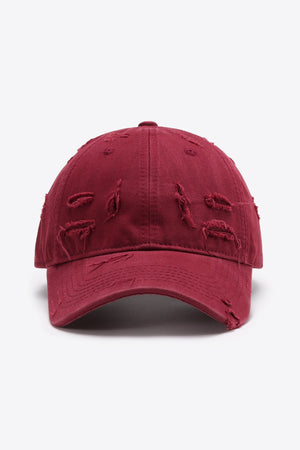 Distressed Adjustable Baseball Cap-Teresa's Fashionista LLC