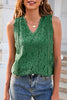 Lace V-Neck Tank-Teresa's Fashionista LLC