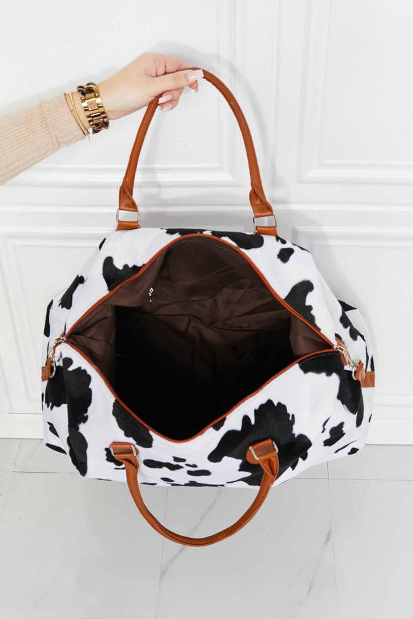 Animal Print Plush Weekender Bag-Teresa's Fashionista LLC