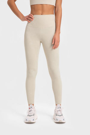 Highly Stretchy Wide Waistband Yoga Leggings-Teresa's Fashionista LLC