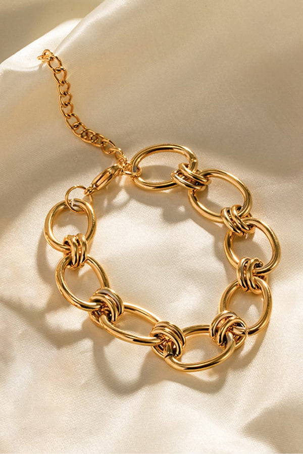 Chunky Chain Stainless Steel Bracelet-Teresa's Fashionista LLC