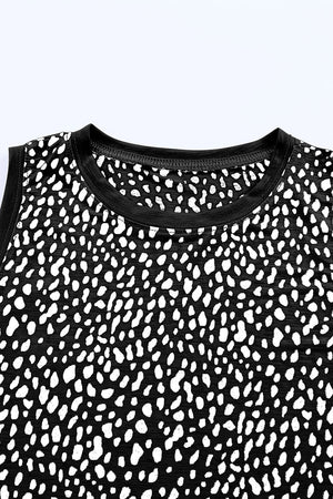 Printed Round Neck Tank-Teresa's Fashionista LLC