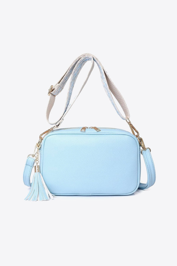 PU Leather Tassel Crossbody Bag-Teresa's Fashionista LLC