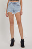 RISEN Full Size High Rise Rhinestone Strap Embellished Denim Shorts-Teresa's Fashionista LLC