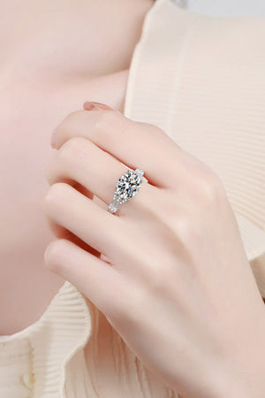 Unpredictable Day 3 Carat Moissanite Ring-Teresa's Fashionista LLC