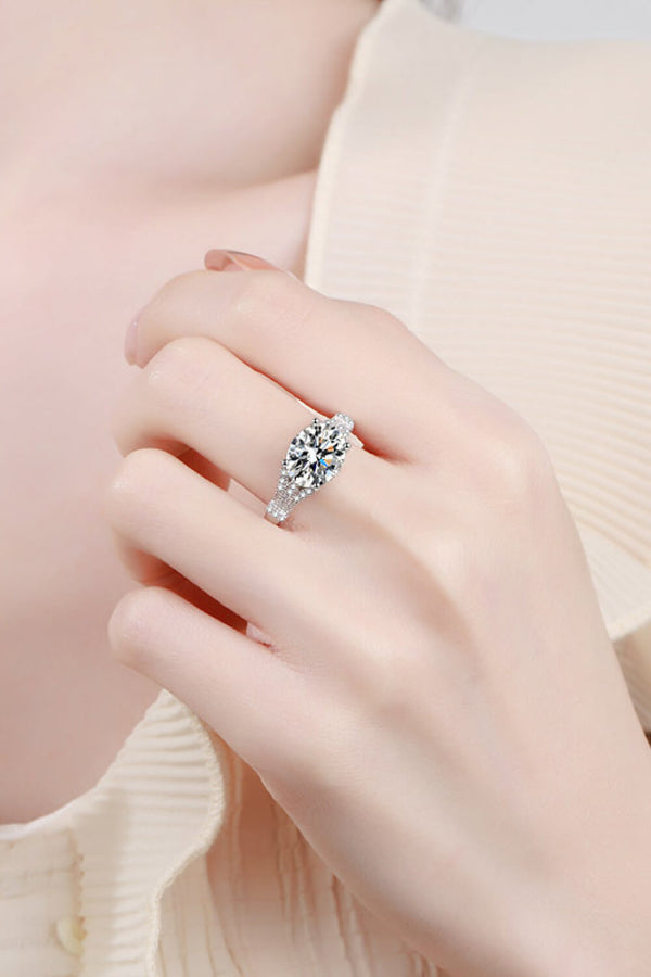 Unpredictable Day 3 Carat Moissanite Ring-Teresa's Fashionista LLC