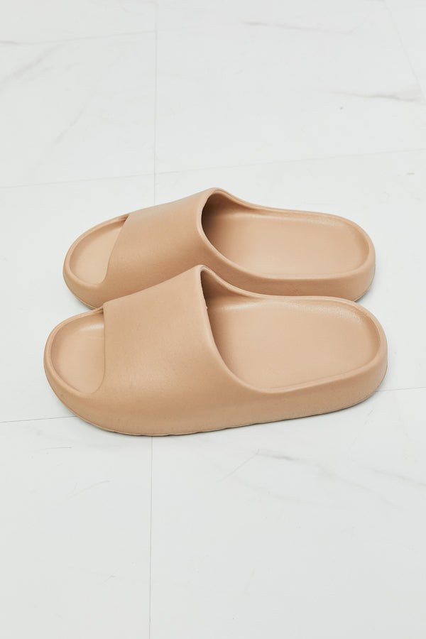 NOOK JOI In My Comfort Zone Slides in Beige-Teresa's Fashionista LLC