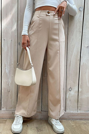 Center Seam Wide Leg Pants-Teresa's Fashionista LLC