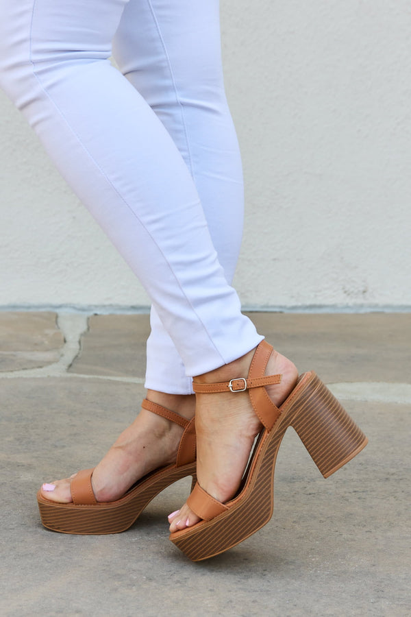 Weeboo Feel It Platform Heel Sandals-Teresa's Fashionista LLC