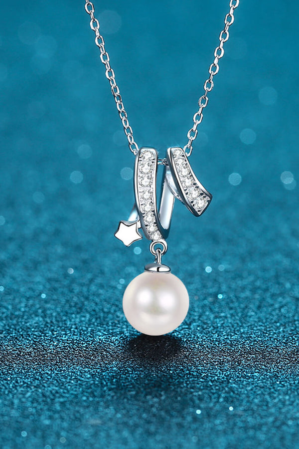 Give You A Chance Pearl Pendant Chain Necklace-Teresa's Fashionista LLC