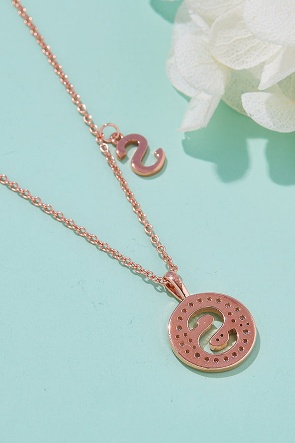 Moissanite K to T Pendant Necklace-Teresa's Fashionista LLC