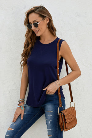 Round Neck Tank-Teresa's Fashionista LLC