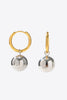 18K Gold-Plated Copper Ball Drop Earrings-Teresa's Fashionista LLC