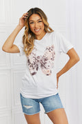 mineB You Give Me Butterflies Graphic T-Shirt-Teresa's Fashionista LLC
