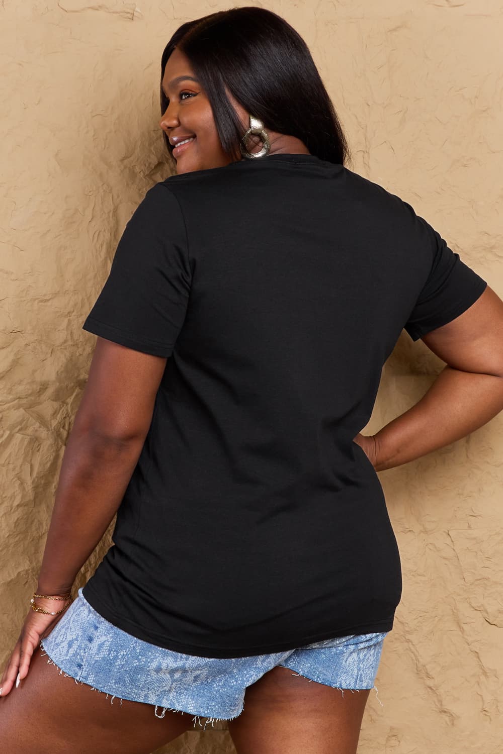 Simply Love Full Size BOO Graphic Cotton T-Shirt-Teresa&#39;s Fashionista LLC