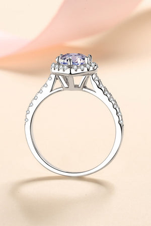 1 Carat Moissanite Heart-Shaped Ring-Teresa's Fashionista LLC