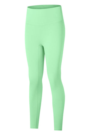 High-Rise Wide Waistband Yoga Leggings-Teresa's Fashionista LLC