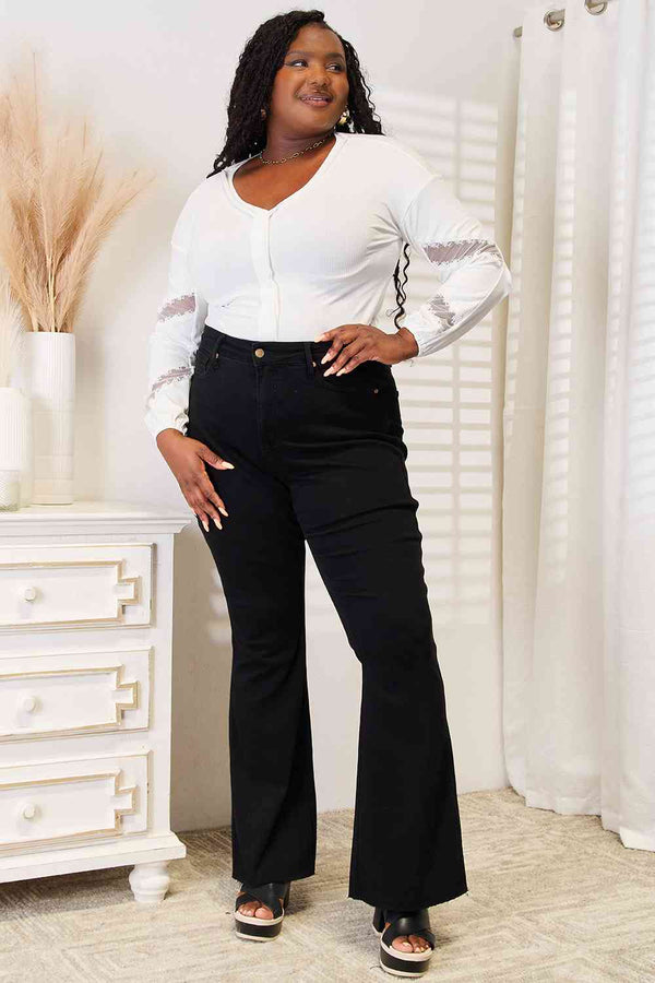 Double Take V-Neck Dropped Shoulder Blouse-Teresa's Fashionista LLC