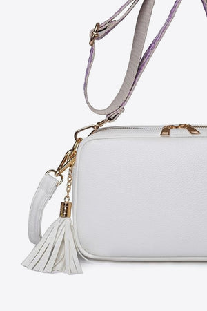 PU Leather Tassel Crossbody Bag-Teresa's Fashionista LLC