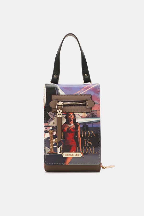 Nicole Lee USA Small Crossbody Wallet-Teresa's Fashionista LLC
