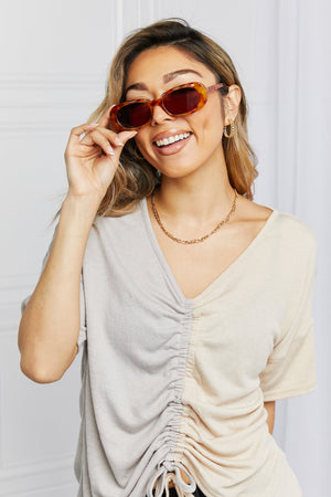 Oval Full Rim Sunglasses-Teresa's Fashionista LLC