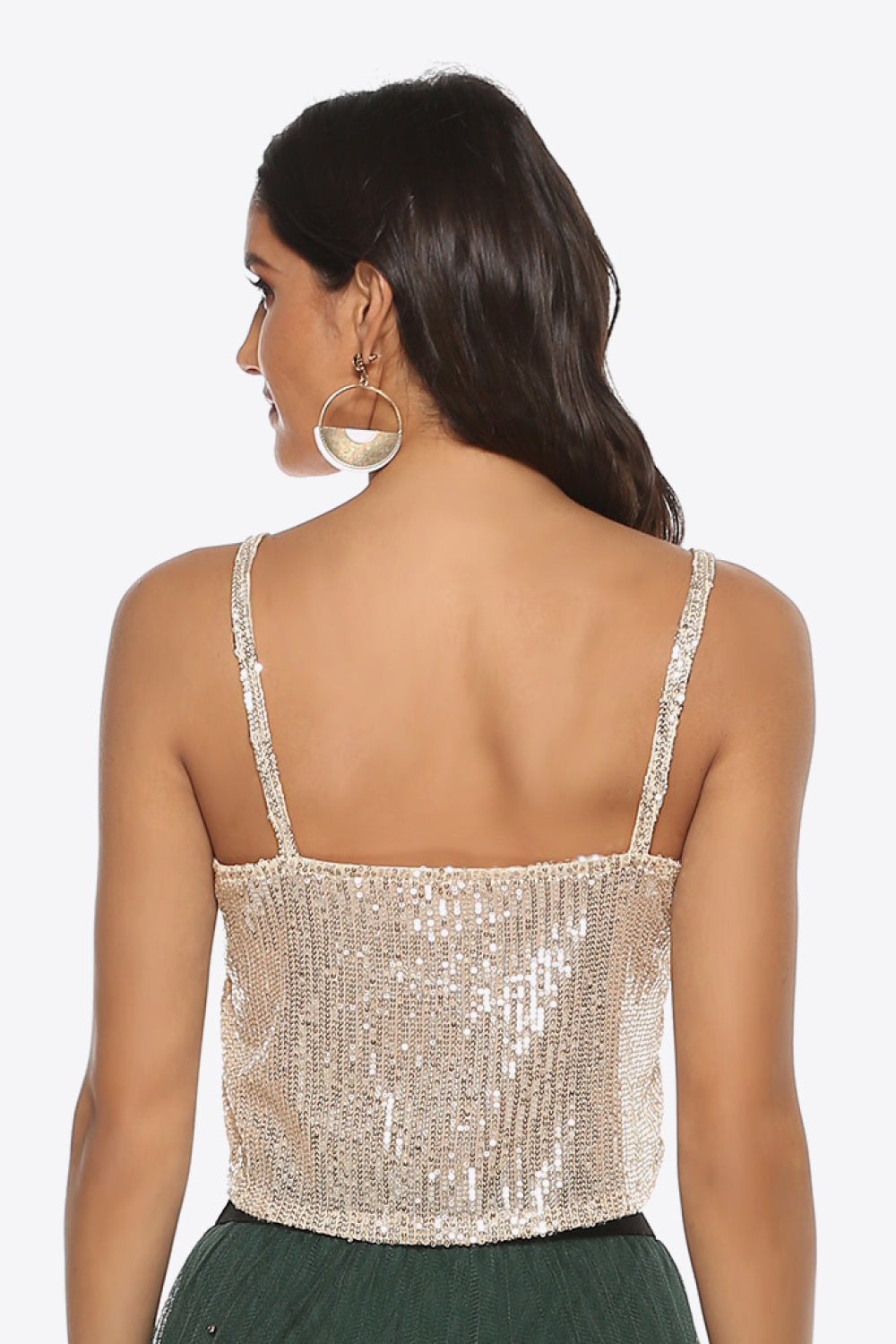 Sequin Cropped Cami-Teresa's Fashionista LLC
