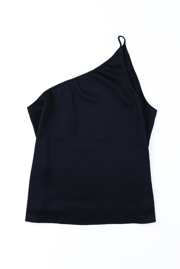 One-Shoulder Sleeveless Top-Teresa's Fashionista LLC