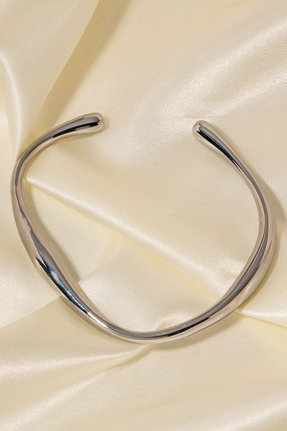 Stainless Steel Open Bracelet-Teresa's Fashionista LLC
