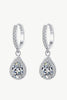 Moissanite Teardrop Earrings-Teresa's Fashionista LLC