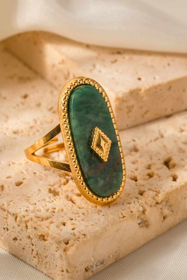Natural Stone Copper Ring-Teresa's Fashionista LLC