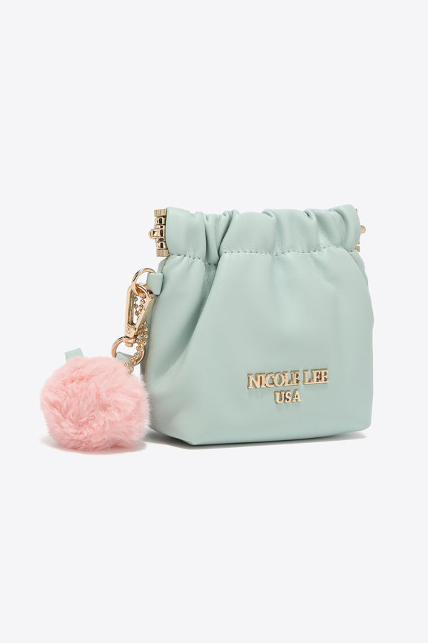Nicole Lee USA Faux Leather Pouch-Teresa's Fashionista LLC