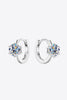 2 Carat Moissanite 925 Sterling Silver Huggie Earrings-Teresa's Fashionista LLC
