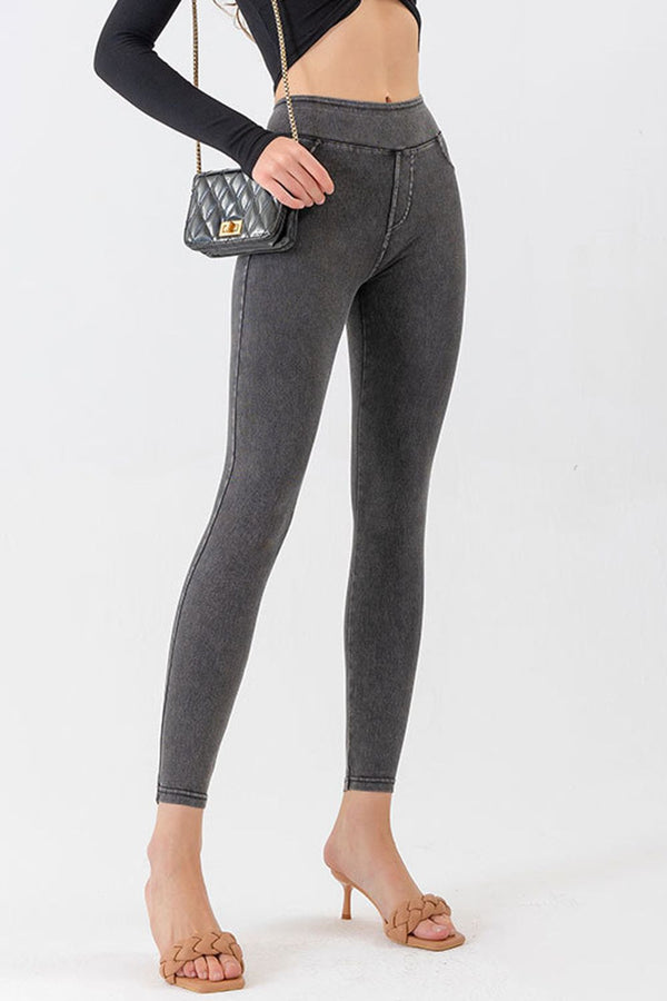 High Waist Skinny Jeans-Teresa's Fashionista LLC
