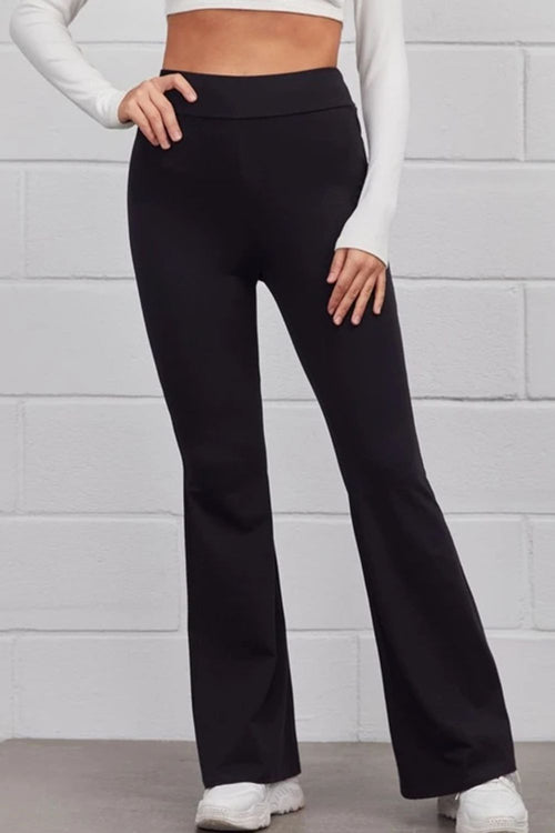 Pull On Flared Pants-Teresa's Fashionista LLC