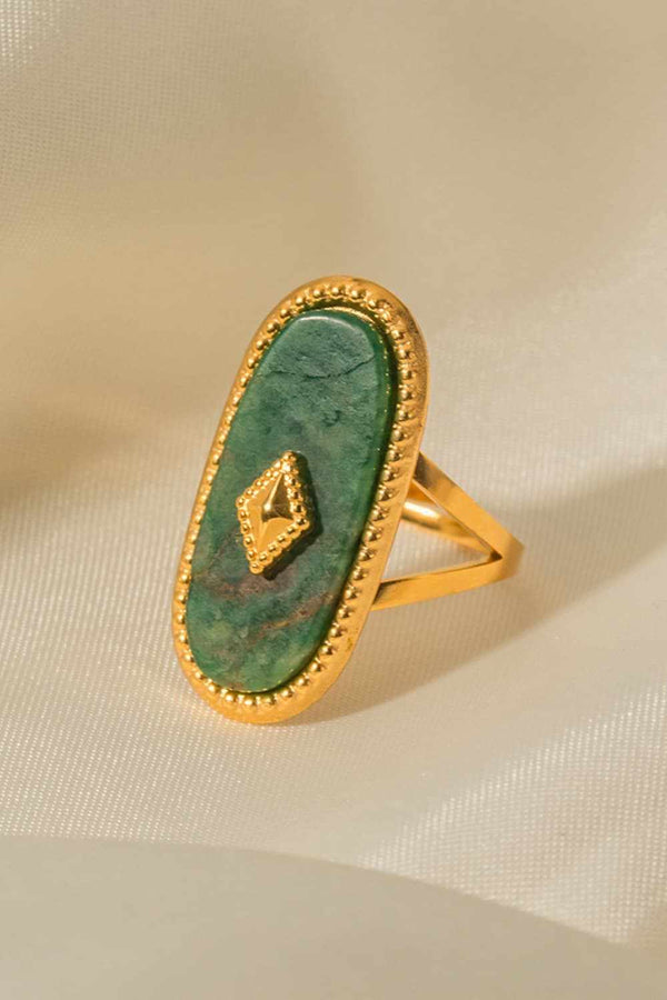 Natural Stone Copper Ring-Teresa's Fashionista LLC