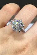 5 Carat Moissanite 6-Prong Ring-Teresa's Fashionista LLC