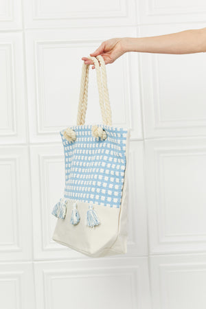 Justin Taylor Picnic Date Tassle Tote Bag-Teresa's Fashionista LLC
