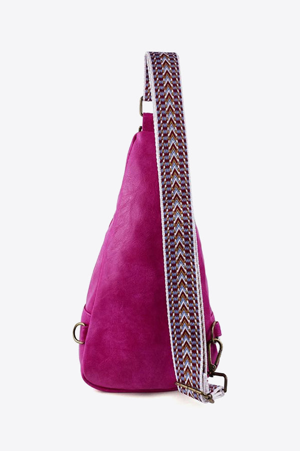 All The Feels PU Leather Sling Bag-Teresa's Fashionista LLC
